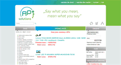 Desktop Screenshot of ap-shop.cz
